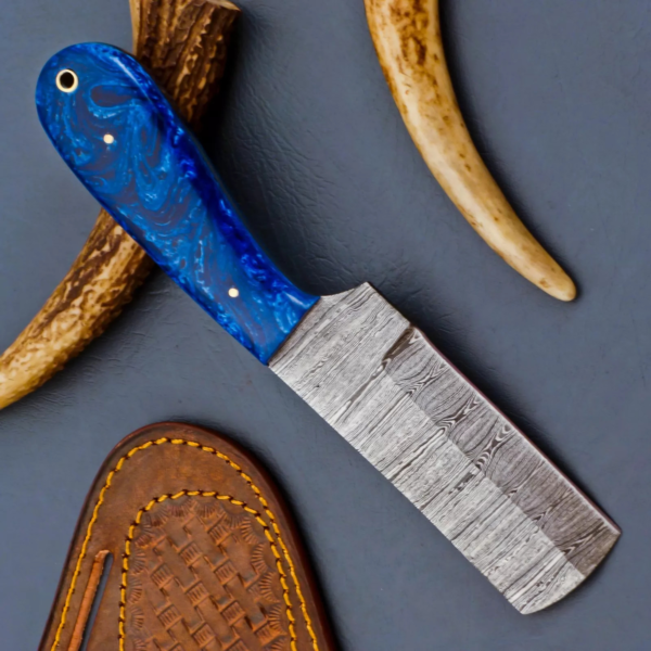 Handmade Damascus Bull Knife