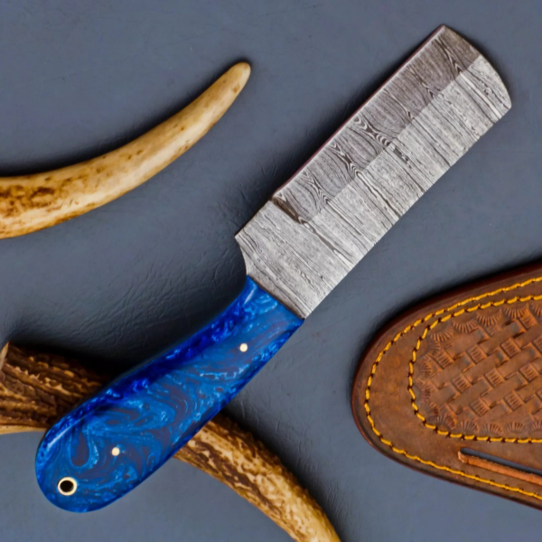 Handmade Damascus Bull Knife